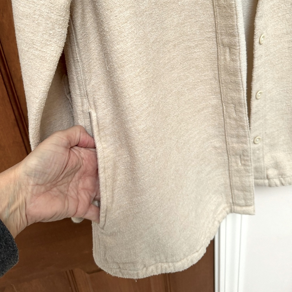 Marine Layer Woman’s Flannel Button Up With Side … - image 4